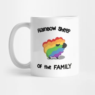 Rainbow sheep of the family Mug